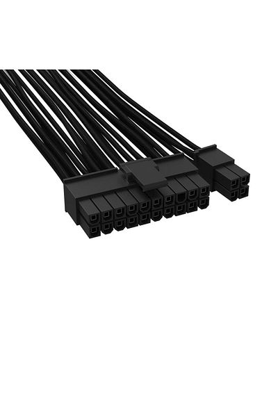 Be Quiet! Motherboard power cable be quiet! CB-6620, BC080, sleeved, black, 24-pin