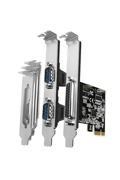 Axagon Adaptor AXAGON PCEA-PSN, PCIe - 1x paralel + 2x serial + LP