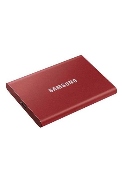 Samsung External SSD Samsung T7, 500GB, USB type-C 3.2 (Red)