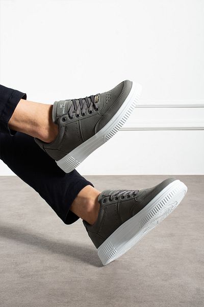 MCLACOS Men's Sneaker Casual Sports Shoes High Sole Smoked - Comfortable Design Q3