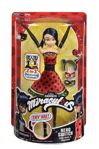 Miraculous Papusa Miraculous Hero Switch Buburuza