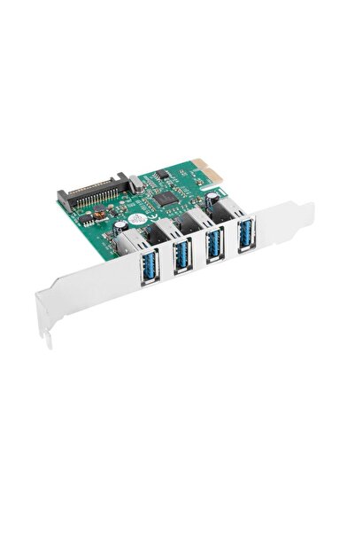 Lanberg Lanberg 42453 expansion card, PCI Express - 4 x USB 3.1, Low Profile support