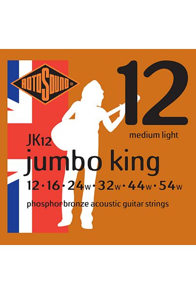 Rotosound JK12 Acoustic Guitar Strings – Premium Quality Set