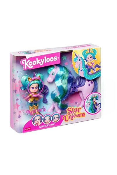 kookyloos Set de joaca cu papusa Kookyloos Aurora si Star Unicorn