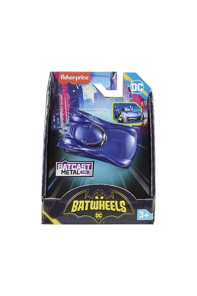 FISHER PRICE Masinuta metalica Fisher Price Batwheels Batmobile, 1:55