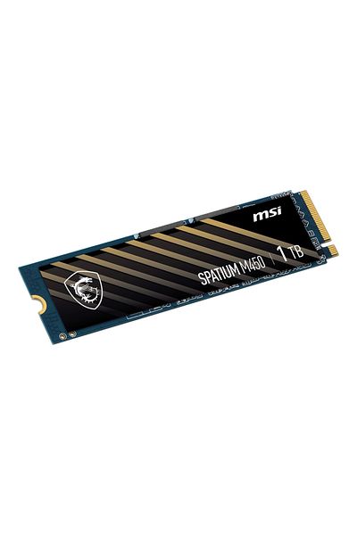 MSI SSD Extern MSI SPATIUM M450, 1TB, M.2 2280, PCIe Gen4 x4, 3D NAND