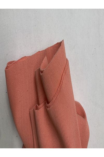 Yiğit Kumaş Salmon Camisole (Rib Corded) Fabric, Piece 35X120 cm