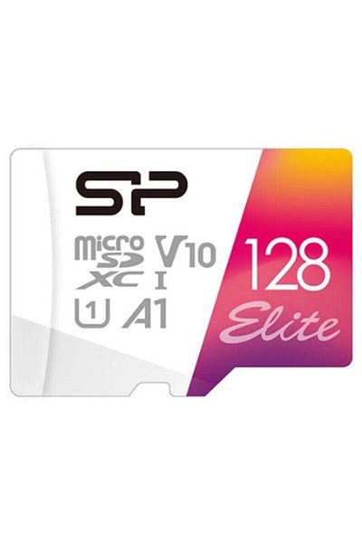 Silicon Power Card de memorie Silicon Power Elite microSDXC, 128 GB, UHS-I, A1, V10