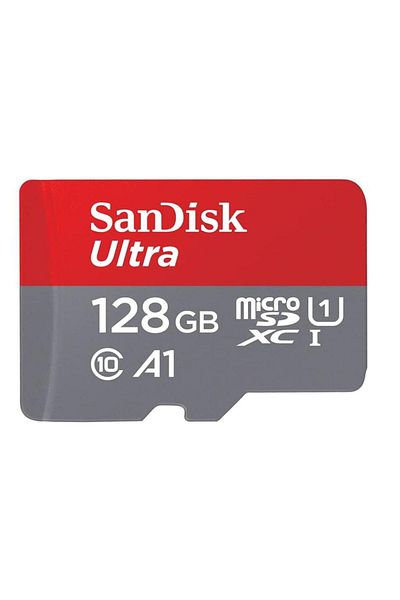 SanDisk Card de memorie SanDisk Ultra microSDXC, 128GB, UHS-I, 140MB/s + Adaptor SD