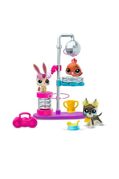 H.H.M ŞENVER TİCARET Littlest Pet Shop Lps Minis Series 3 Disco Nights Play Pack Set
