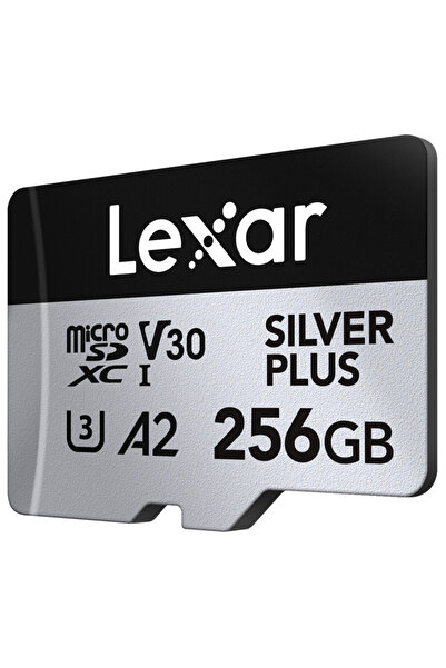 Lexar Card de memorie Lexar Professional SILVER Plus LMSSIPL256G-BNANG, 256GB, microSDXC, UHS-I U3, V30