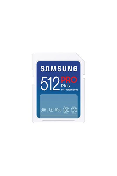 Samsung Card de memorie Samsung PRO Plus (2023) MB-SD512S/EU, 512GB, SDXC, UHS-I U3, V30