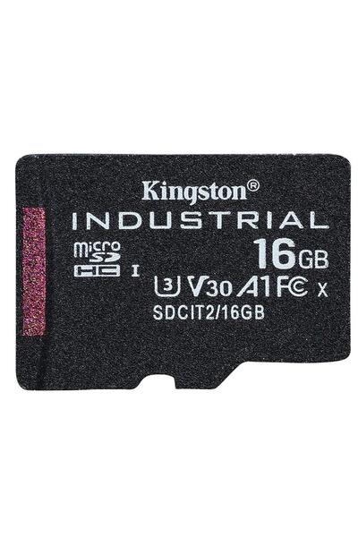 Kingston Card de memorie Kingston Industrial microSD, 16GB, UHS-U3, Clasa 10,...