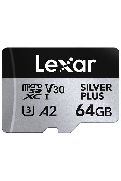 Lexar Card de memorie Lexar Professional SILVER Plus LMSSIPL064G-BNANG, 64GB, microSDXC, UHS-I U3, V30
