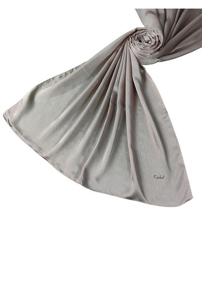mim eşarp Enba Jan Jan Solid Color Evening Dress Shawl 75X190 cm