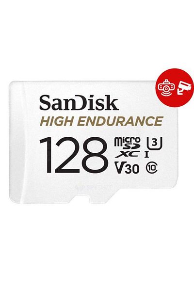 SanDisk Sandisk High Endurance Video microSDXC Memory Card, 128GB, Class 10, U3, microSD Adapter