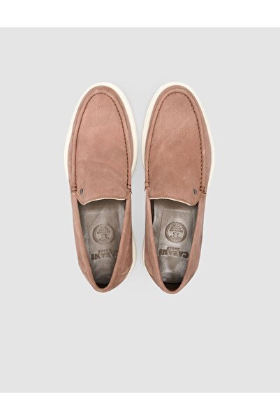 Cabani Ανδρικά παπούτσια Loafer Taba Nubuck