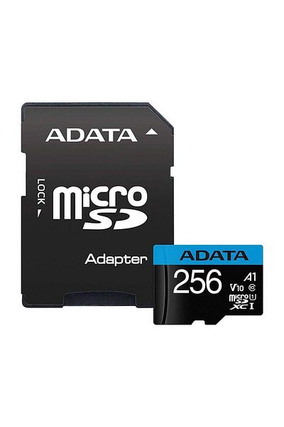 Adata Adata Premier Memory Card, MicroSD, UHS-I, Class 10, 256 GB + Adapter