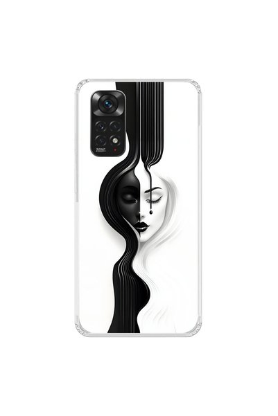 Dali Design حافظة شفافة متوافقة مع هاتف Xiaomi Redmi Note 11 مع تصميمات جمالي...