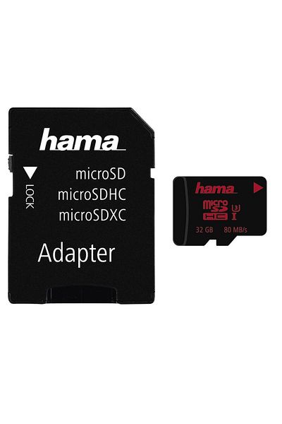 Hama Card de memorie Hama micro SDHC 32GB, UHS-I + Adaptor