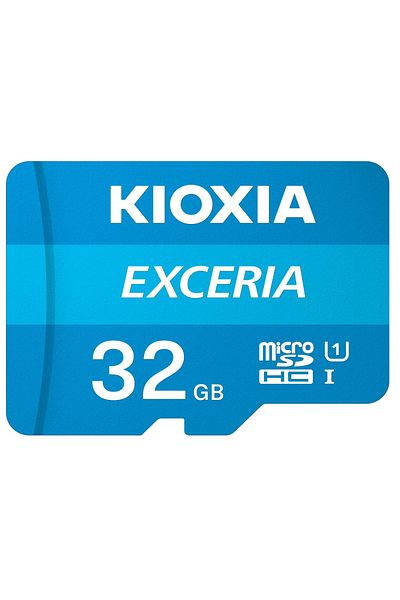 Kioxia Card de memorie microSDHC Kioxia Exceria (M203) 32GB,UHS I U1+ adaptor, LMEX1L032GG2