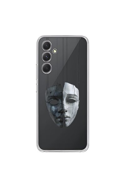 Dali Design حافظة شفافة متوافقة مع هاتف Samsung Galaxy A54 مع تصميمات جمالية ...