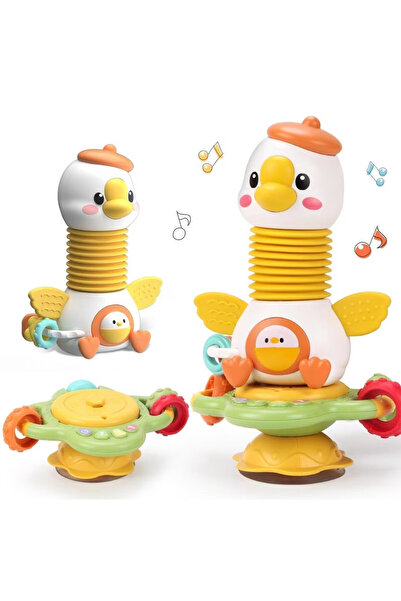 Picodino Jucarie motrica pentru bebelusi cu ventuza – Gasca cu activitati, 6 ...