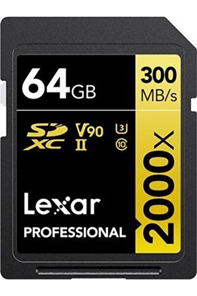 Lexar Memory card Lexar Professional 2000x, 64GB, SDXC, UHS-II U3, V90