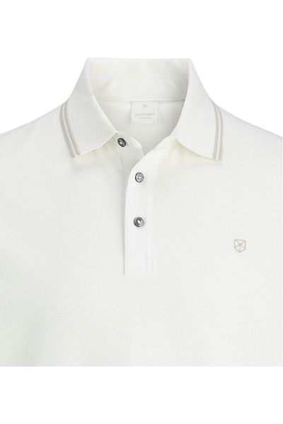 Jack & Jones JACK &JONES Alex Polo SS25 T-Shirt - 12286338-Cloud Dancer
