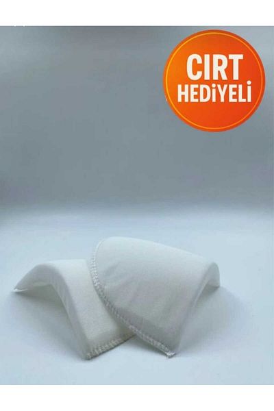 MissPul Wadding Shoulder and Jacket Wadding Heel and Shoe Wadding White (1.5cm 1 Pair) with Velcro Gift