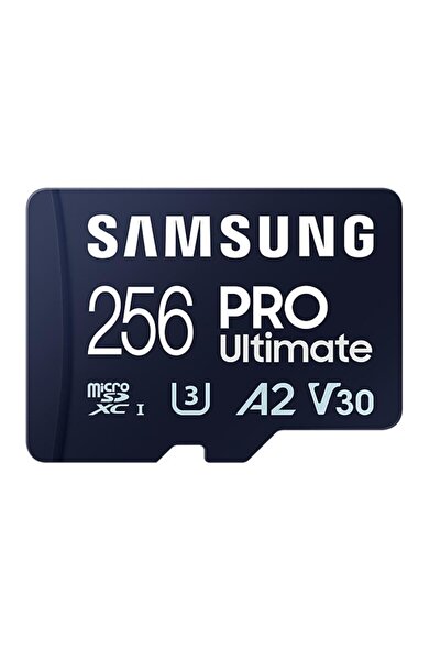 Samsung Κάρτα μνήμης Samsung PRO Ultimate MB-MY256SA/WW, 256GB, Κλάση 10, UHS-I U3, V30, A2 + Προσαρμογέας SD
