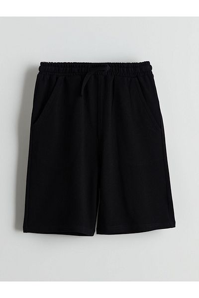 LC Waikiki Standard Pattern 100% Cotton Pique Fabric Boy Shorts