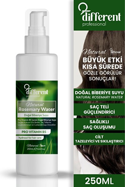 DİFFERENT PROFESİONAL Biberiye Suyu Dökülme Karşıtı ve Hızlı Saç Uzatma Etkil...