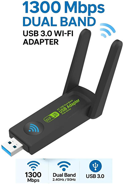 byzm Wifi Adaptörü Kablosuz Wifi Internet Alıcı Ağ Kartı Wifi Adaptör