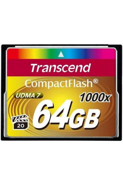 Transcend Card de memorie Transcend Compact Flash, 64GB, 1000x