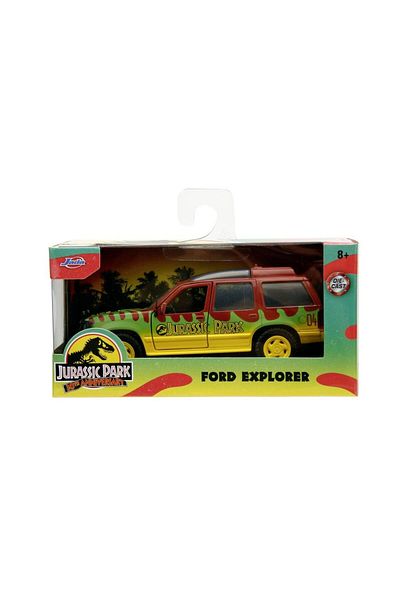 Jada Toys Mașină Jurassic Park aniversară de 30 de ani, Ford Explorer (multicolor)