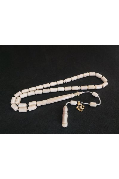 İskeçe Exclusive İskeçeli Cemil Master Artifact Hand Size Mevlevi Model Natural Whale Bone Certified 8065