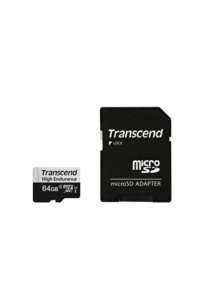 Transcend Card de memorie Transcend USD350V, 64GB, microSDXC, Clasa 10, UHS-I U1, V30