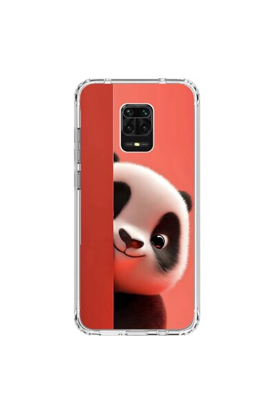 Dali Design حافظة شفافة متوافقة مع هاتف Xiaomi Redmi Note 9 Pro مع تصميم باند...