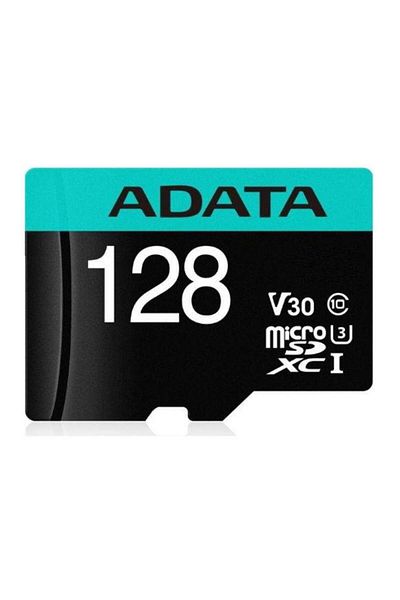Adata Card de memorie ADATA Premier, MicroSDXC, 128GB, UHS-I, Class 10, U3 + Adaptor microSD