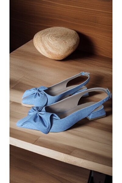 Brave Casual, μπαλαρίνα, τζιν εξωτερικού χώρου, φιόγκος, ανοιχτή πλάτη, πλήρης εφαρμογή