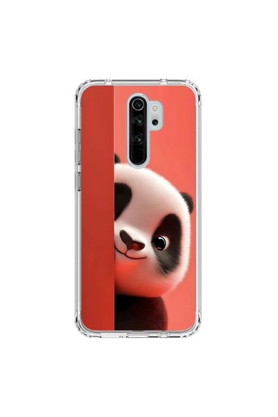 Dali Design حافظة شفافة متوافقة مع هاتف Xiaomi Redmi Note 8 Pro مع تصميم 4 Panda