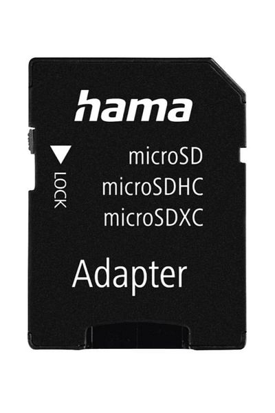 Hama HAMA 124173 memory card, microSDXC, 256GB, 80MB/s, class 10, UHS-I, adapter
