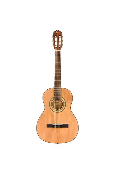 FENDER FA-25N Classical Acoustic Guitar – Natural Finish, Walnut Fingerboard – Model 0971540021