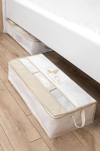 AboutThePerfect Βάση παραθύρου, μπεζ, πρακτική και κομψή λύση αποθήκευσης