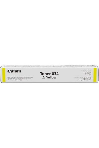 Canon Toner Canon 034Y, acoperire aprox. 7300 pagini (Galben)