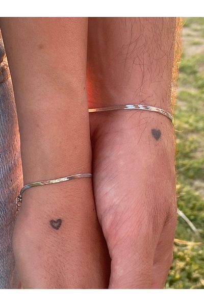 kurukafagift Dear Italian Stainless Steel Silver Color Couple Bracelet