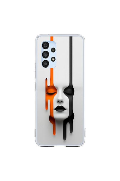 Dali Design حافظة شفافة متوافقة مع هاتف Samsung Galaxy A53 مع تصميم جمالي للو...