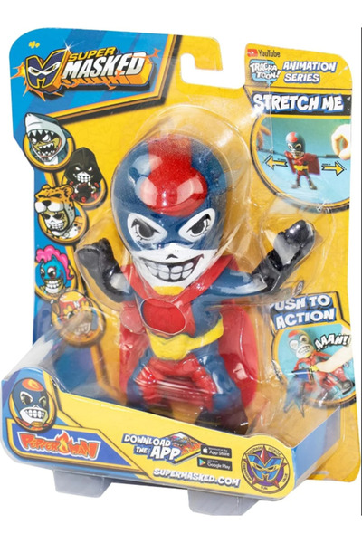 NEWBRENDHOME ألعاب تعليمية تفاعلية، شخصية سوبر ستريتش بيبر مان مع 8 مؤثرات صو...