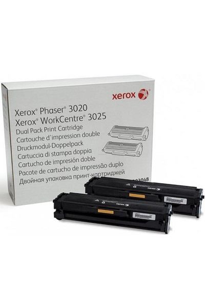 Xerox Toner Xerox 106R03048, 3000 pagini (Negru - pachet dublu)